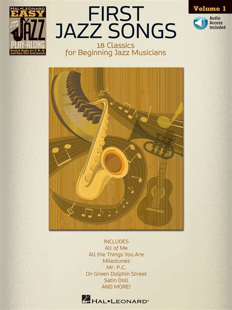 easy jazz play along volume 1 first jazz songs pl