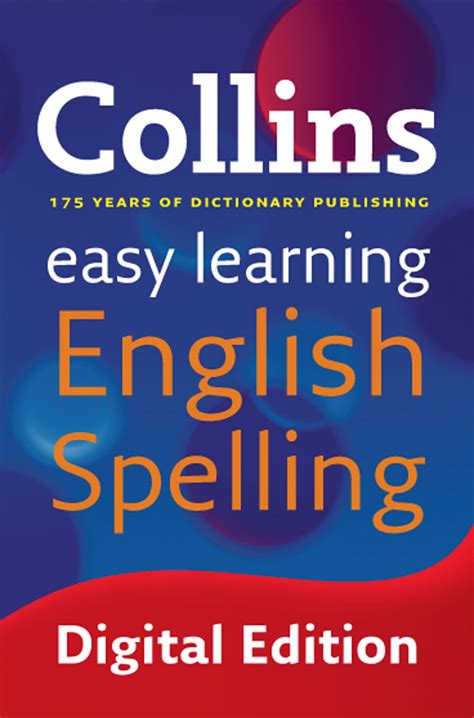 Easy Learning English Spelling Collins Easy Learning English