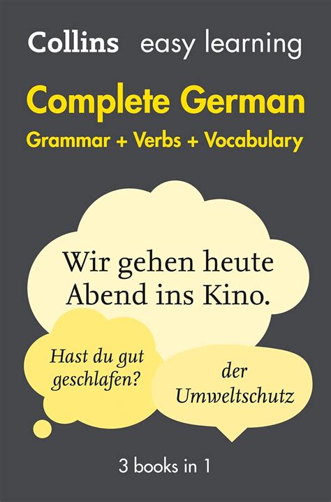 Easy Learning German Complete Grammar Verbs And Voca