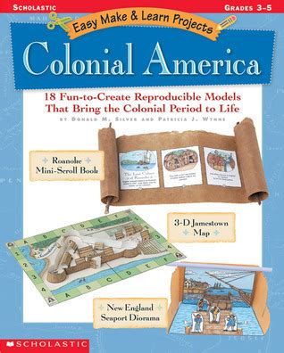 Easy Make Learn Projects Colonial America 18 Fun To Create Reproducible Models That Bring The Colonial Period To Life