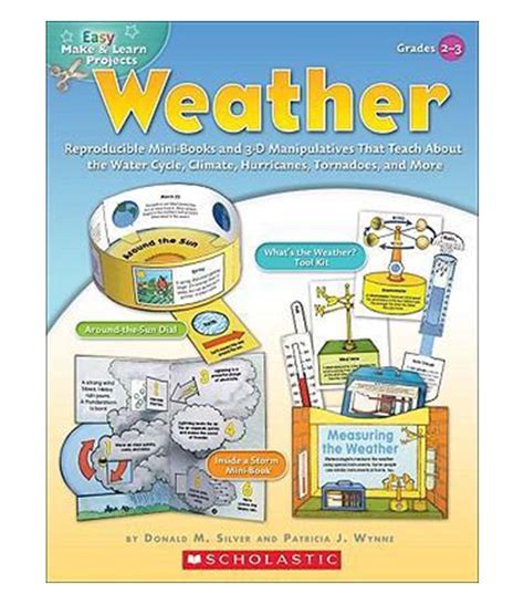 Easy Make Learn Projects Weather Reproducible Mini Books And 3 D Manipulatives That Teach About The Water Cycle Climate Hurricanes Tornadoes And More