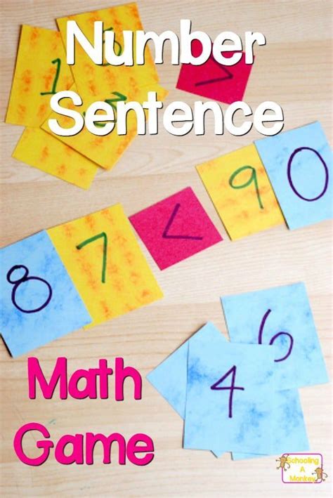 Easy Number Sentence Game For 1st 2nd Graders Easy Sentences For 1st Graders - Easy Sentences For 1st Graders