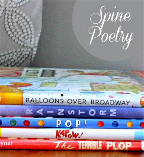 Easy Poetry Activity For Kids Spine Poems Poems Writing For Kids - Poems Writing For Kids