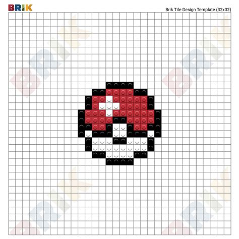 Pikachu Pokémon Pixel Art - Pix Brix Instructions 