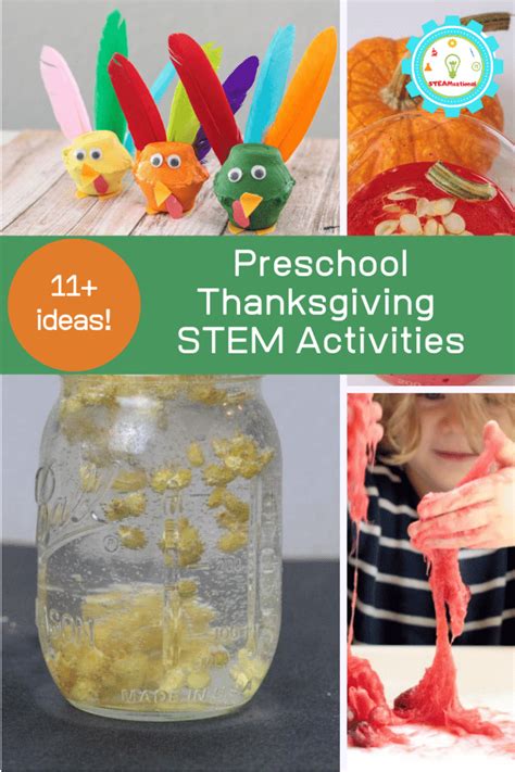Easy Preschool Thanksgiving Stem Activities Thanksgiving Science Activities - Thanksgiving Science Activities