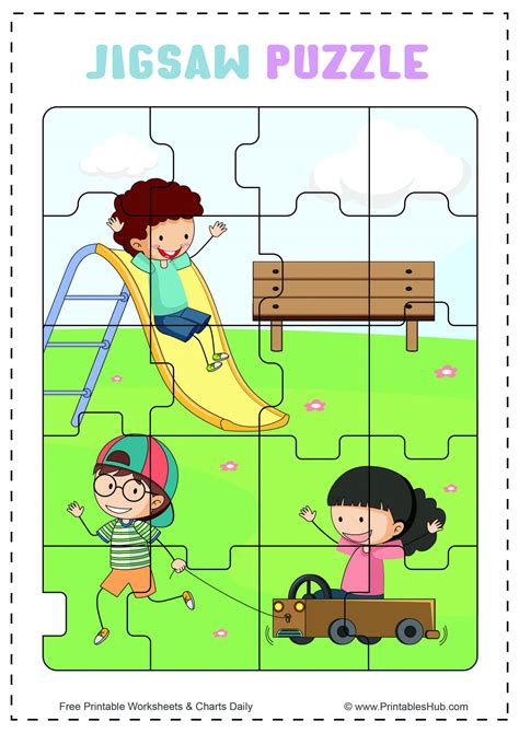 Easy Printable Jigsaw Puzzles For Kindergarten Puzzles For Kindergarten Printable - Puzzles For Kindergarten Printable