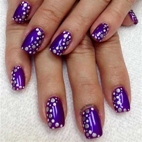 Easy Purple Nail Polish Designs