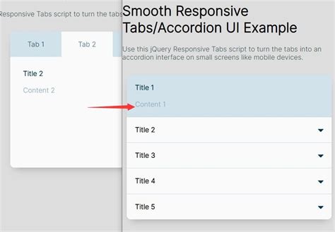 easy responsive tabs to accordion