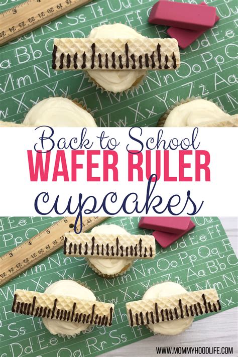 Easy Ruler Themed Back To School Cupcakes Recipe Cool Math Cooking Cupcakes - Cool Math Cooking Cupcakes