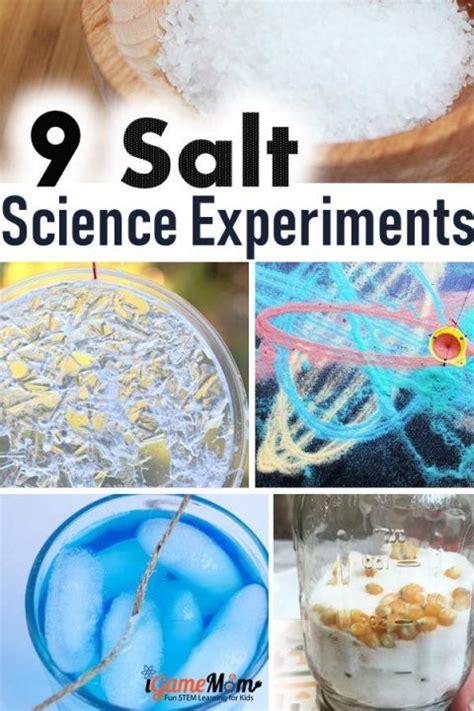 Easy Science Experiment With Salt Great For Science Cool And Easy Science Experiment - Cool And Easy Science Experiment