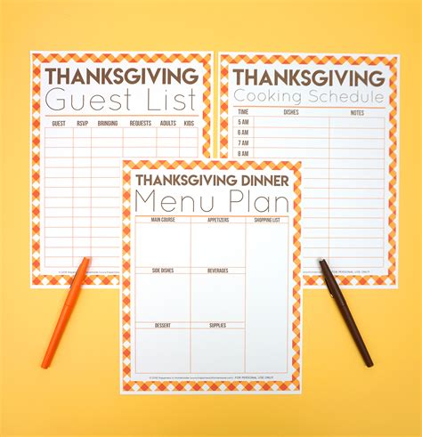 Easy Thanksgiving Planner With A Free Printable Thanksgiving Dinner Worksheet - Thanksgiving Dinner Worksheet