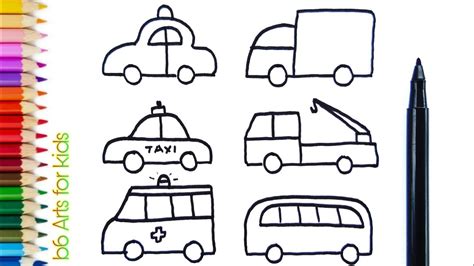 Easy To Draw Vehicles