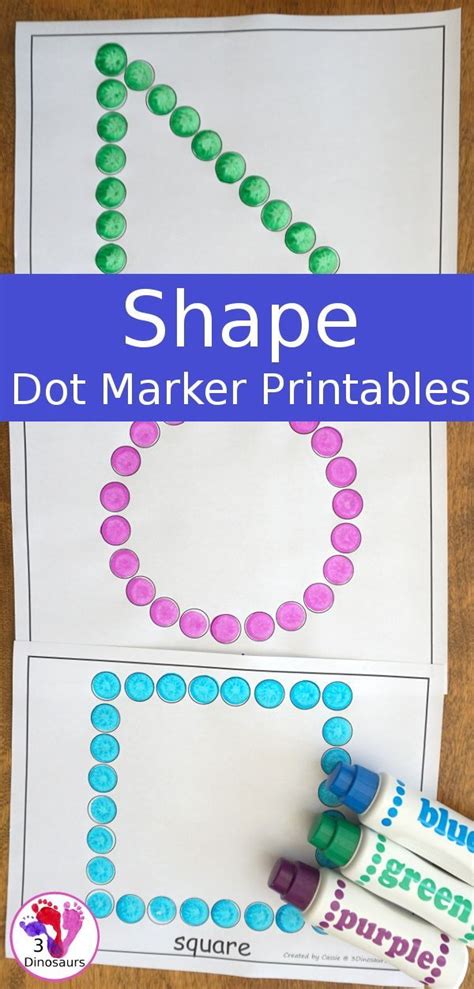 Easy To Use Free Shape Dot Marker Printables Do A Dot Printables Shapes - Do A Dot Printables Shapes