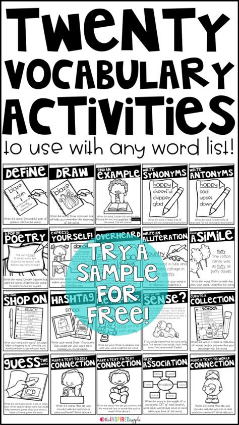 Easy To Use Vocabulary Ideas For Any Lesson Vocabulary Lesson Plans 1st Grade - Vocabulary Lesson Plans 1st Grade