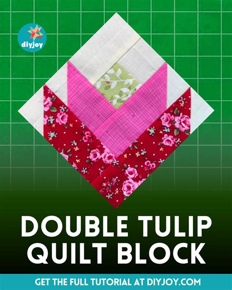 easy tulip quilt block