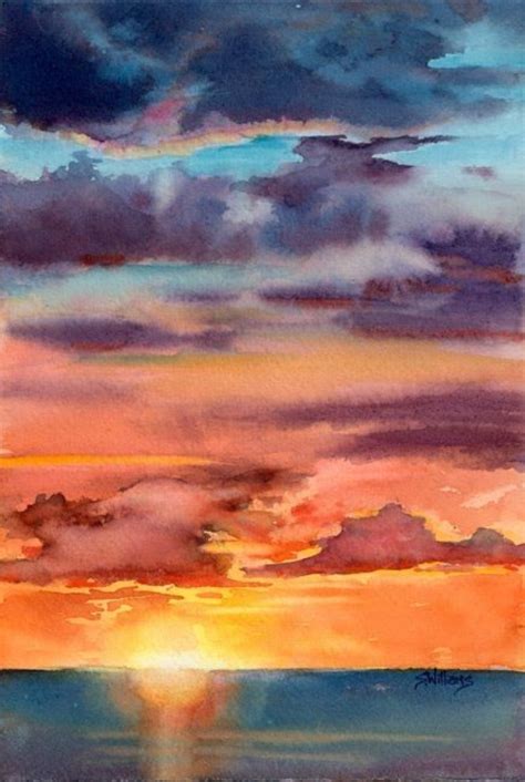 Easy Watercolor Painting Ideas For Beginners Tutorials Amp Printable Sketches For Painting - Printable Sketches For Painting