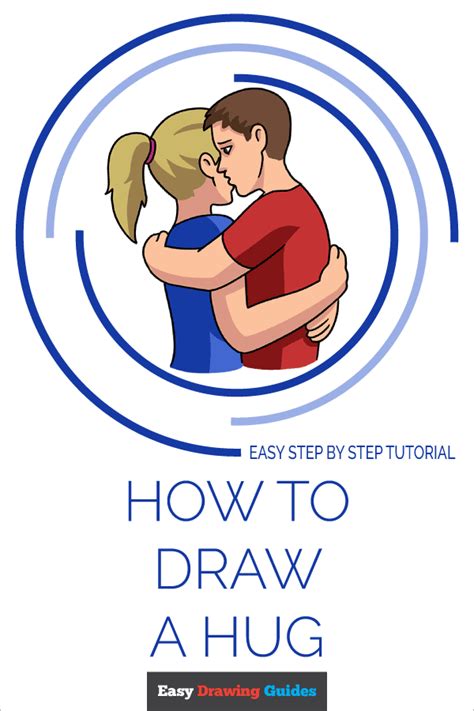 easy way to draw a hug