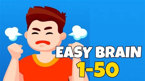 Easy Game Brain Test All Levels Solution Walkthrough 60 50  YouTube