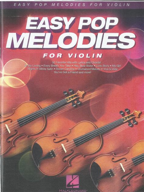 Download Easy Pop Melodies For Violin 