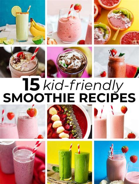 Full Download Easy Smoothie Recipes 100 Recipes For Kids Cooking With Kids Series Book 2 