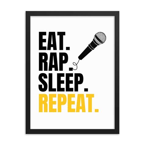 Eat Sleep Rap Repeat Rap Hip Hop Journal Writing