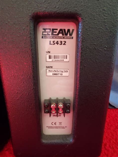 Read Online Eaw Ls432 User Guide 