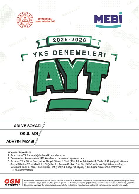 Eba Yks Deneme