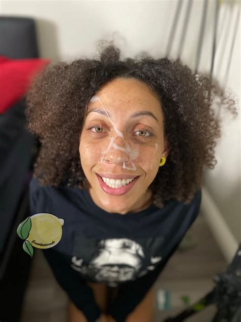 Ebony Cum Shot Facial