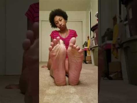 ebony dirty talk footjob