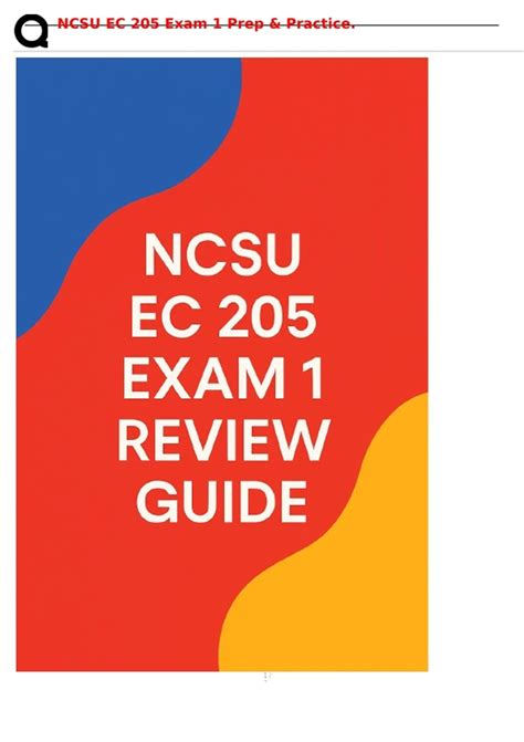 Ec 205 Ncsu Final