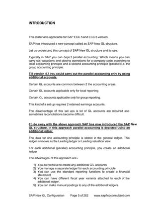 Read Ecc6 New Gl Configuration Guide 