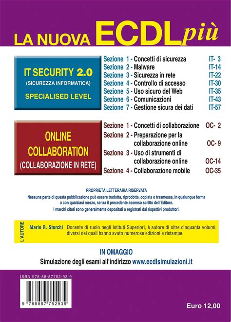 Ecdl Piu It Security 2 0 Sicurezza Informatica Co