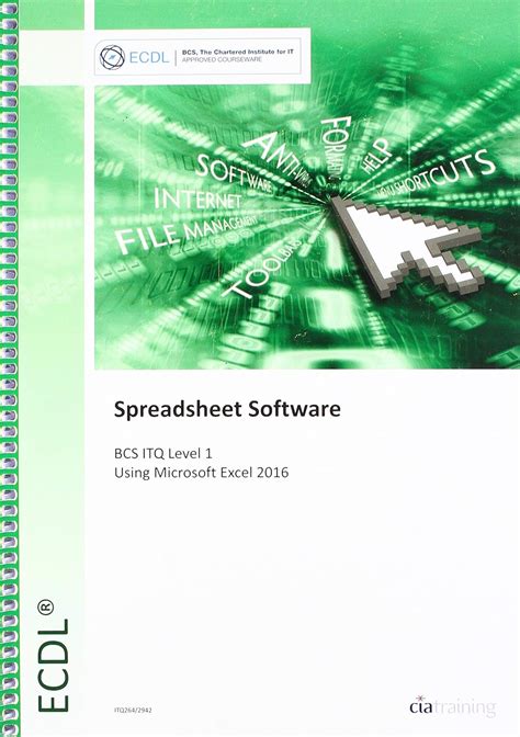 Download Ecdl Spreadsheet Software Using Excel 2016 Bcs Itq Level 1 