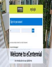 Ecentennial Log In