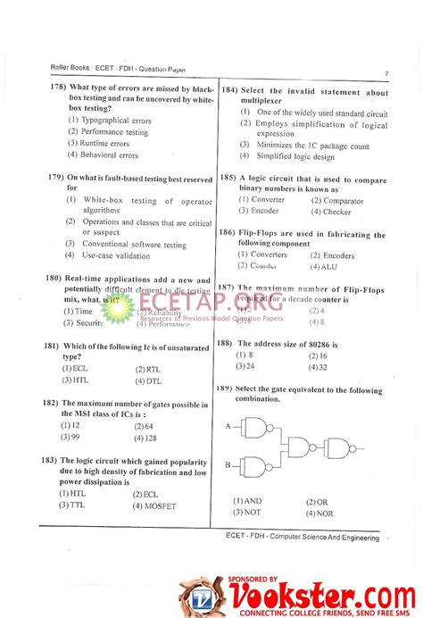 Full Download Ecet Question Paper For Cse 