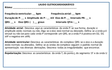 Ecg Com Laudo