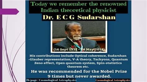 ecg sudarshan biography