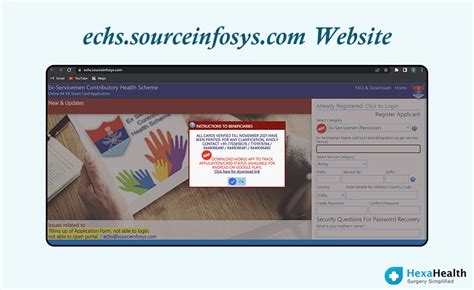 Echs Sourceinfosys Com Login