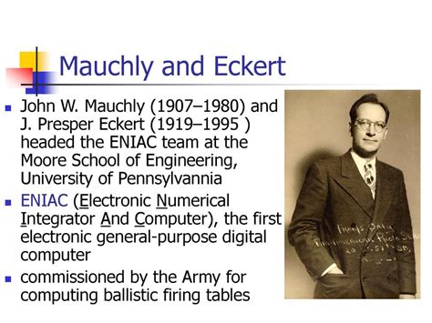 eckert and mauchly biography template