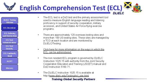 Ecl English Test