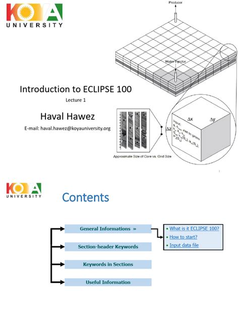 Eclipse 100 Reservoir Simulator