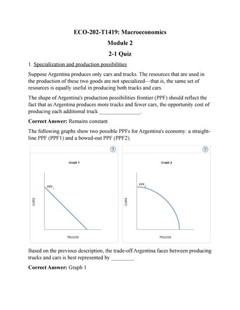Eco 202 Module 2 Quiz