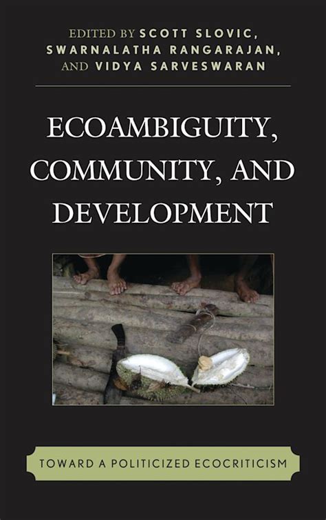 ecoambiguity community and development toward a p