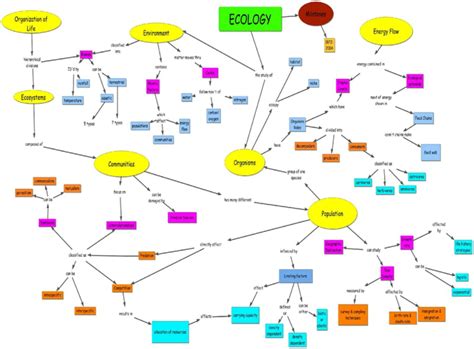 Ecology Concept Map