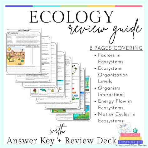 ecology study guide answers