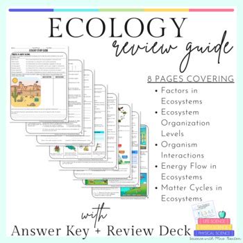 Ecology Study Guide Key Answers