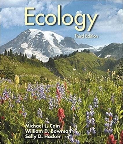 Read Ecology 2Nd Edition Michael Cain Pdf 