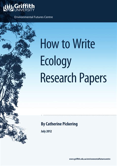 Read Online Ecology Term Papers 