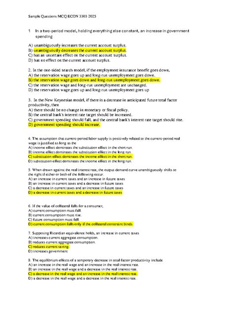 Econ 3303 Final Exam