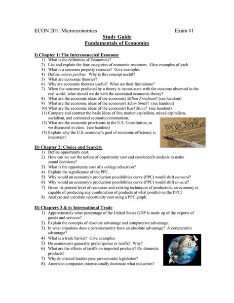 Read Online Econ 201 Study Guide 
